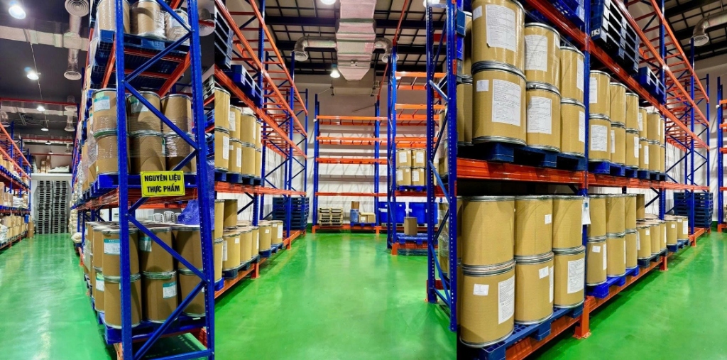 Kho nguyên liệu thực phẩm đạt điều kiện bảo quản